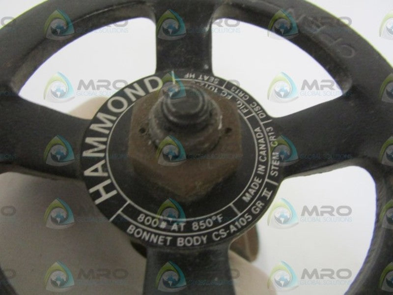 HAMMOND 1/2" 300WOG VALVE FC 1012-U NSNP