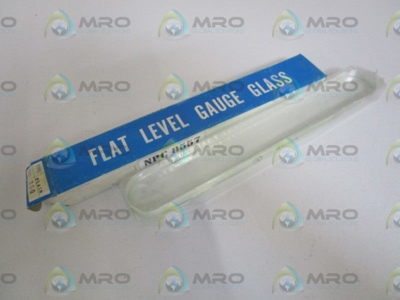 FLAT LEVER GAUGE GLASS PLAIN 250  NSMP