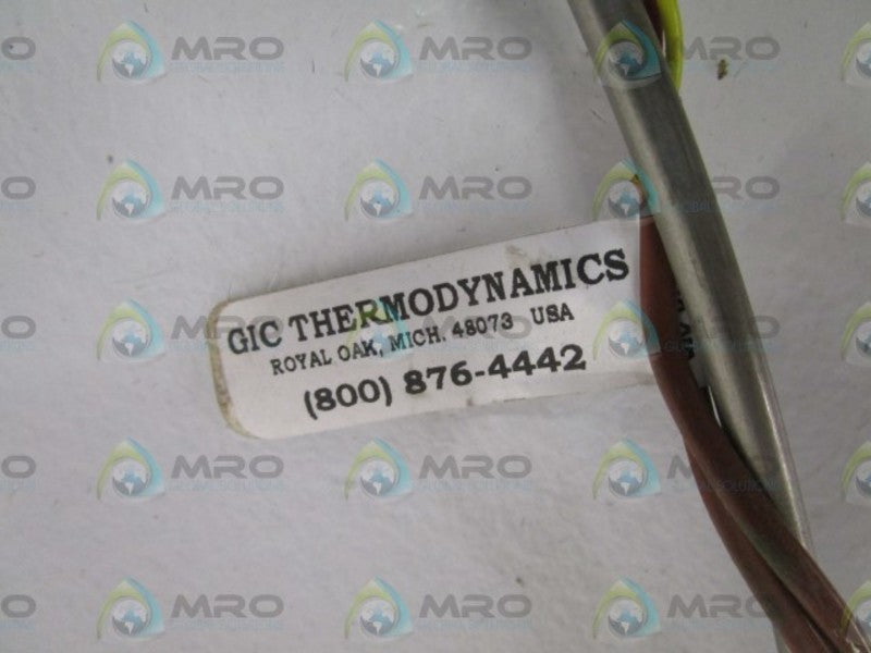 GIC THERMODYNAMICS TF0130IN188KSU6ETTA NSNP  OUT OF BOX
