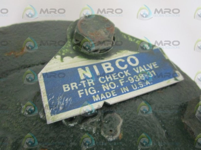 NIBCO 2" BR-TR CHECK VALVE F-938-31 NSNP