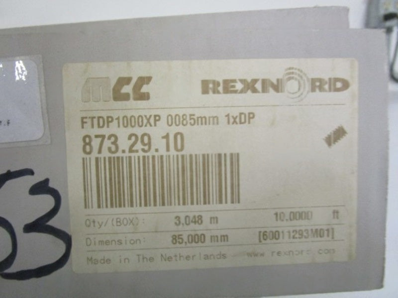 REXNORD CHAIN BELT FTDP1000XP 0085MM 1XDP NSMP