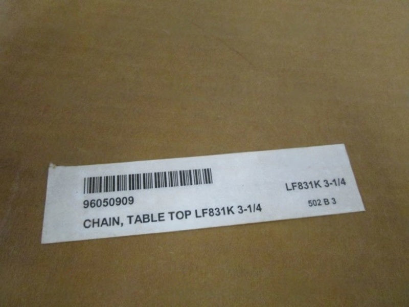 REXNORD TABLE TOP CHAIN LF831K 3-1/4 NSMP