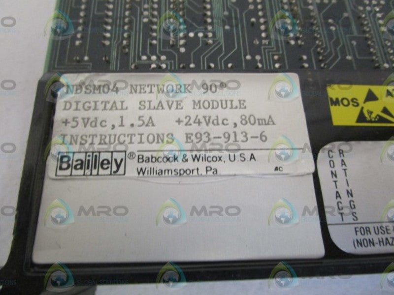 BAILEY DIGITAL SLAVE MODULE NDSM04  UNMP