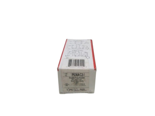 PASS & SEYMOUR DOUBLE POLE SWITCH  PS30AC2-I   NSMP