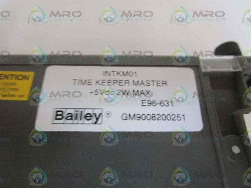 BAILEY TIME KEEPER MASTER INTKM01  UNMP