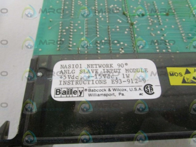 BAILEY ANALOG SLAVE INPUT MODULE NASI01  UNMP