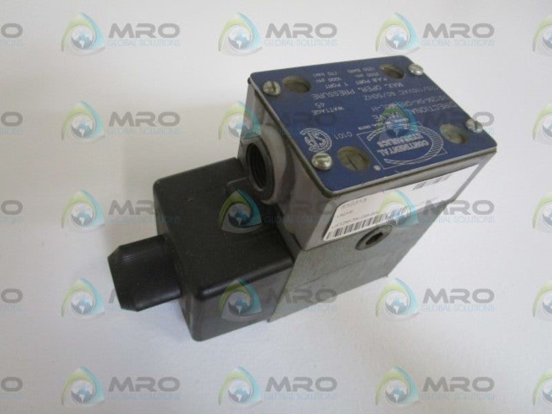 CONTINENTAL HYDRUALICS DIRECTIONAL VALVE VS12M-5K-GRB-60L-H  NSNP