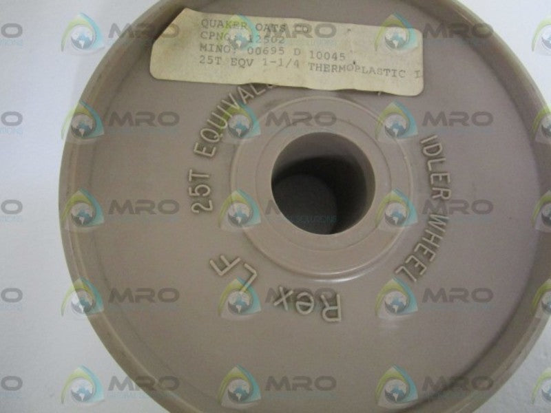 REXNORD LF25T PLASTIC IDLER WHEEL  NSNP