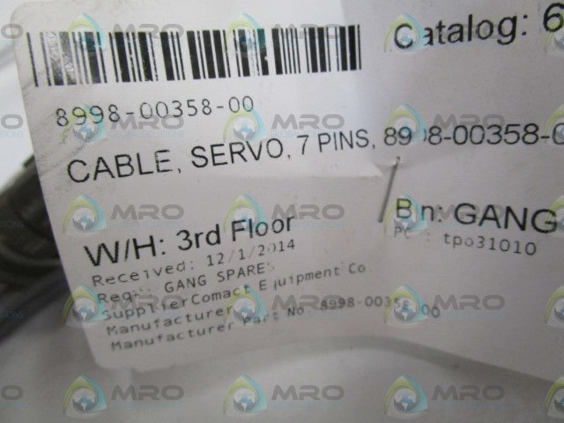 COMACT SERVO CABLE 8998-00358-00  NSNP