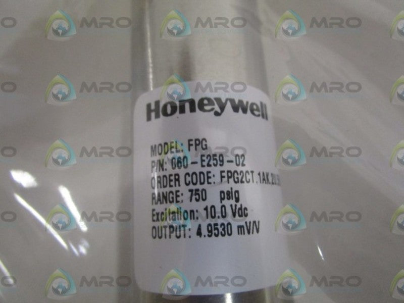 HONEYWELL SENSOR FPG 060-E259-02 NSMP
