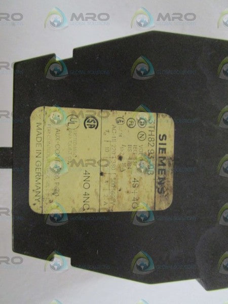 SIEMENS RELAY 24V 3TH8293-0B UNMP