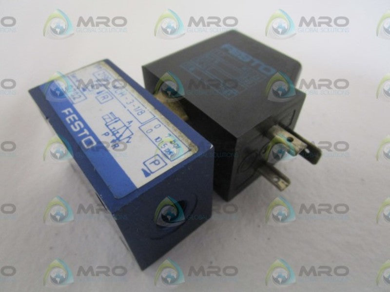 FESTO COIL/ VALVE MSG-24 / MCH-3-1/8  UNMP