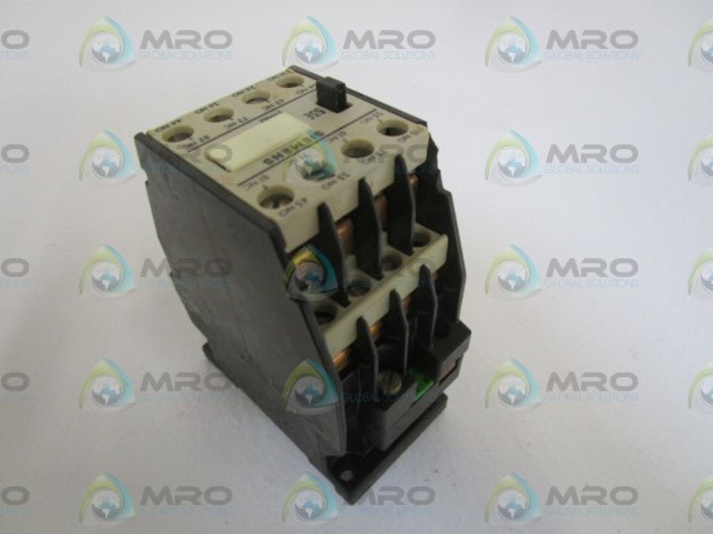 SIEMENS 115V CONTACTOR 3TH8253-0A (AS PICTURED) UNMP