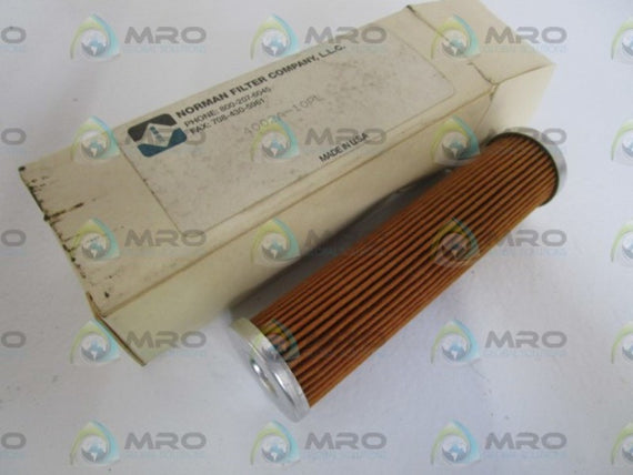 LOT OF 8 NORMAN FILTER CO. FILTER 4002A-10PL NSMP