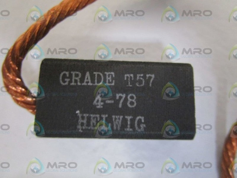 LOT OF 3 HELWING GRADE T57 CARBON BRUSH 4-78 NSNP