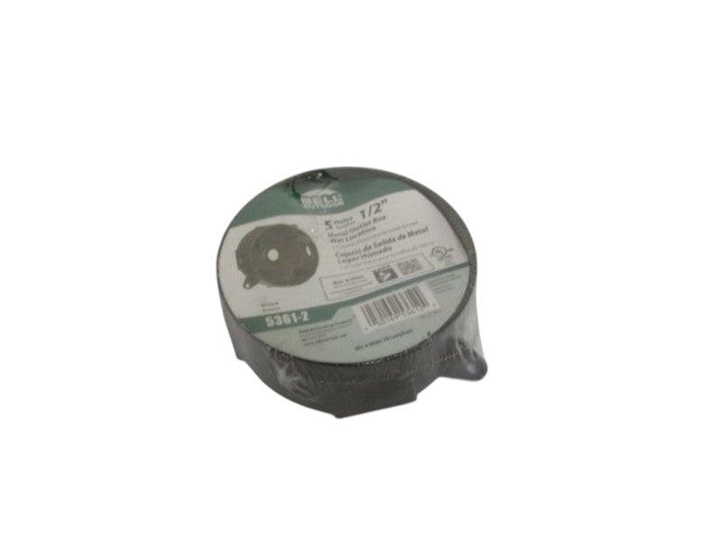 BELL 1/2" ROUND OUTLET BOX 5361-2  NSNP