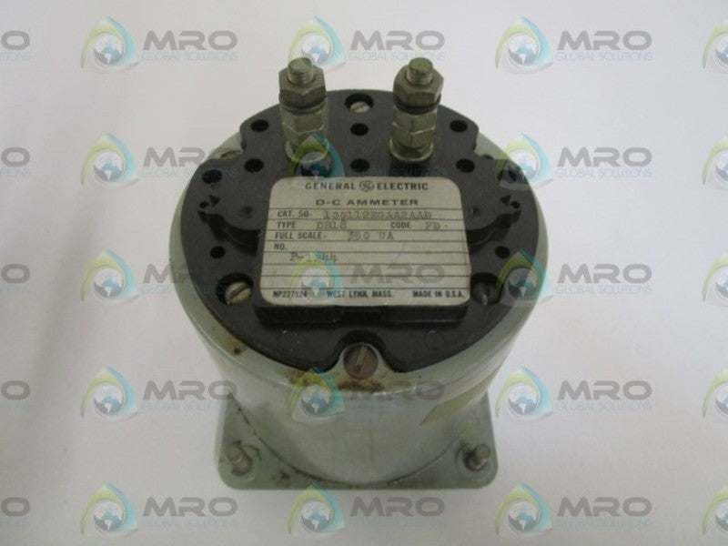 GENERAL ELECTRIC D-C AMMETER 50-100112EGAA2AAD (AS PICTURED)  UNMP