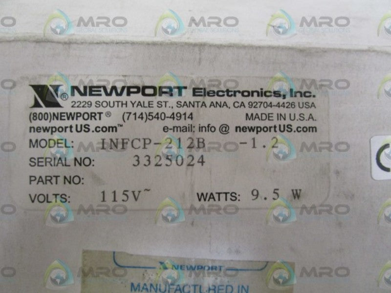 NSNPPORT INC. CONTROL METER INFCP-212B-1.2 NSMP