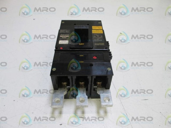 MITSUBISHI NO-FUSE CIRCUIT BREAKER 3P 400AMP NF-SK NSNP