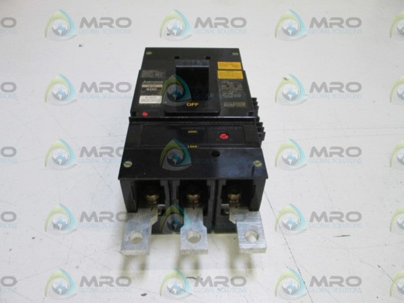 MITSUBISHI NO-FUSE CIRCUIT BREAKER 3P 400AMP NF-SK NSNP
