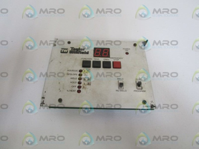 TAYLOW WINFIELD PANEL FACE /BOARD D484516 UNMP