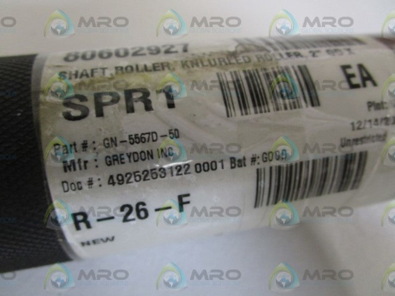 GREYDON INC. 2" ROLLER SHAFT GN-5567D-50 NSNP