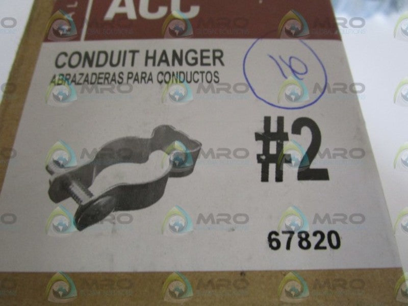 LOT OF 16 HALEX ACC CONDUIT HANGER 67820 NSMP