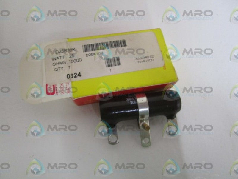OHMITE 25WATT 10KOHMS RESISTOR D25K10K NSMP