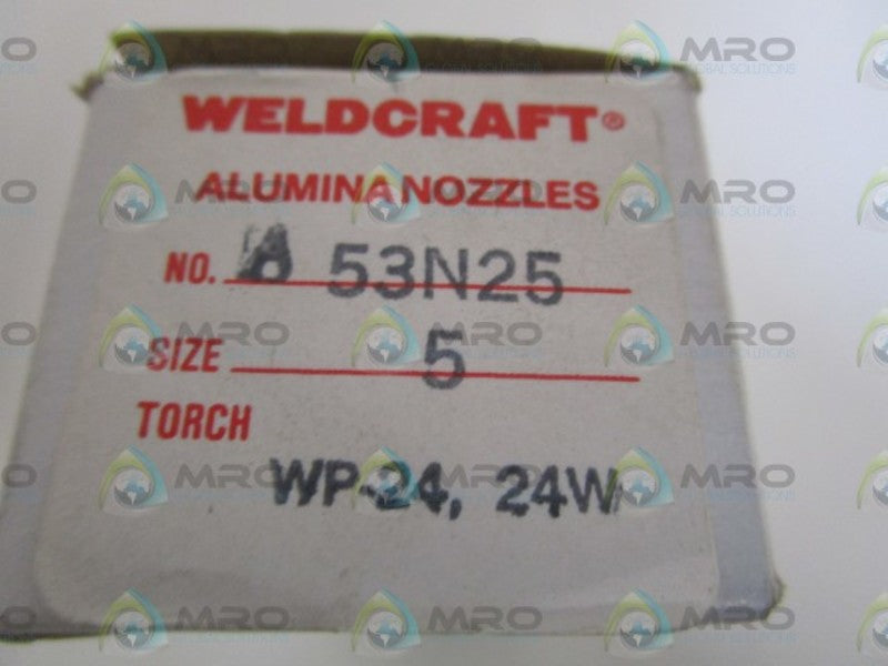 WELDCRAFT A53N25 (PKG OF 10) NSMP