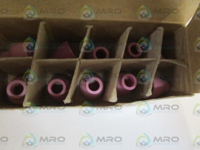 LOT OF 10 WELDCRAFT ALUMINA NOZZLES SIZE:4 A53N24 NSMP