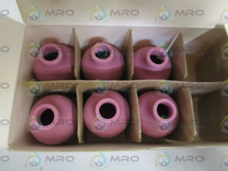 LOT OF 6 WELDCRAFT ALUMINA NOZZLES SIZE:6 57N75 NSMP