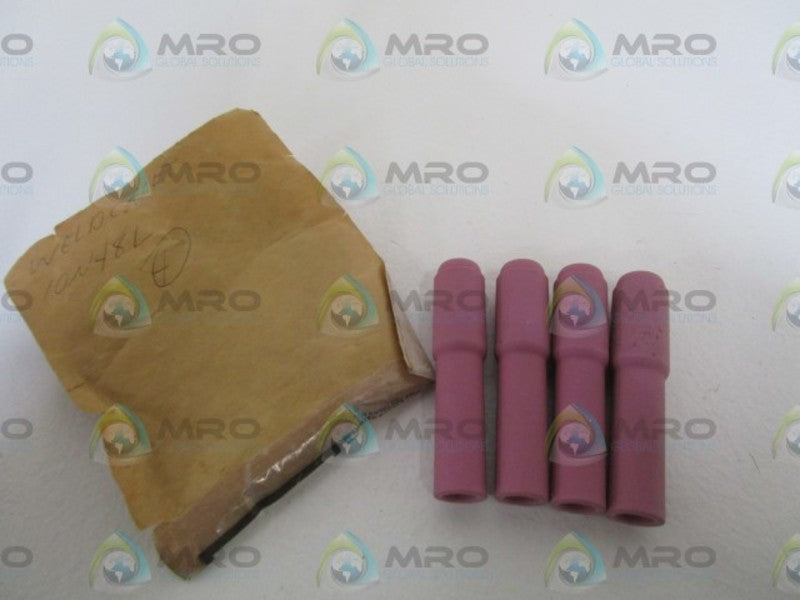 LOT OF 4 WELDCRAFT ALUMINA NOZZLES 10N48L NSNP