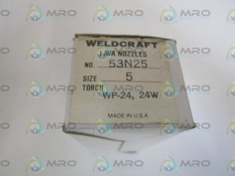 WELDCRAFT 53N25 (PKG OF 10) NSMP