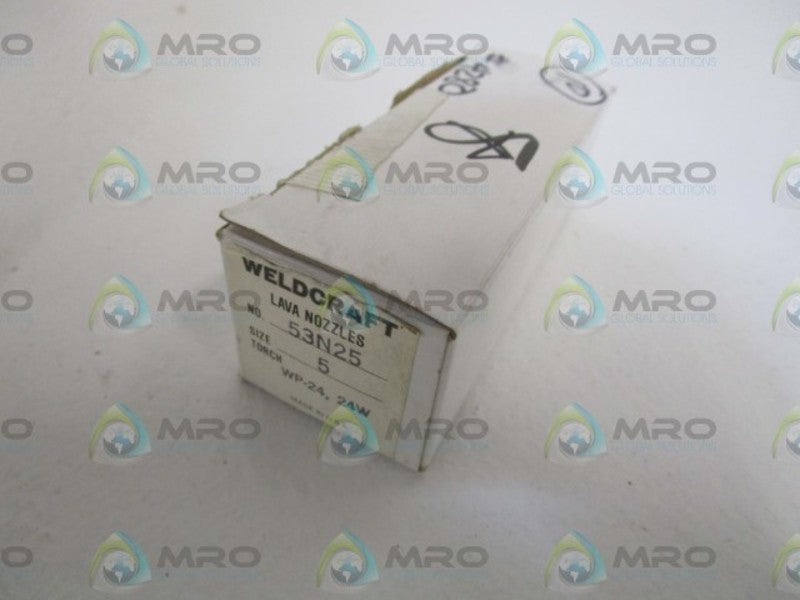 WELDCRAFT 53N25 (PKG OF 10) NSMP