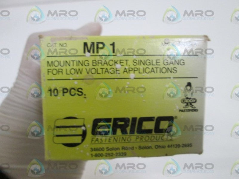 LOT OF 9 ERICO FASTENING PRODUCTS MOUNTING BRACKET MP1 NSMP