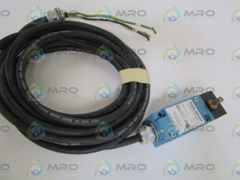 MICRO SWITCH LIMIT SWITCH W/CABLE LSYUB1A3-2D UNMP