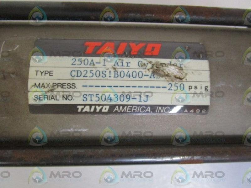 TAIYO AR CYLINDER CD250SIB0400-AB NSNP