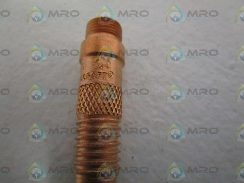 LOT OF 8 WELDCRAFT COLLET BODY .040 1.0NSNP