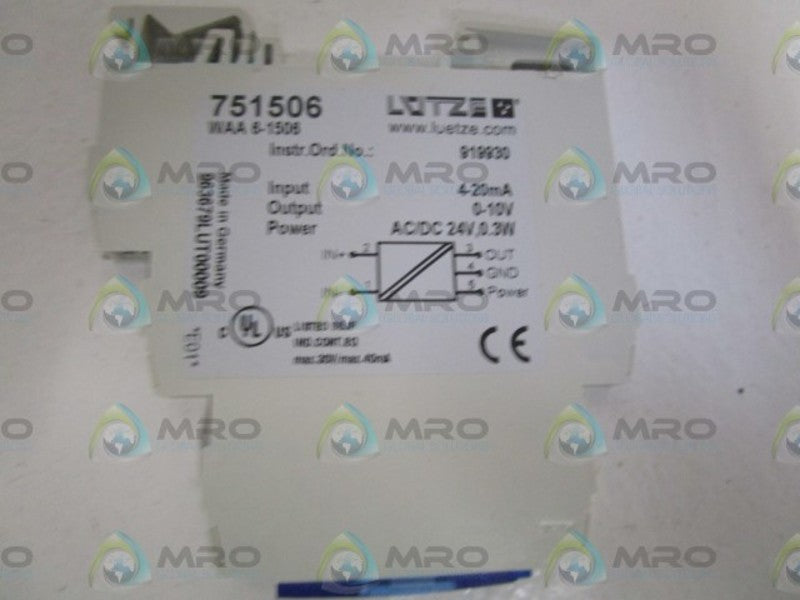 LUETZE 751506 WAA 6-1506 NSMP