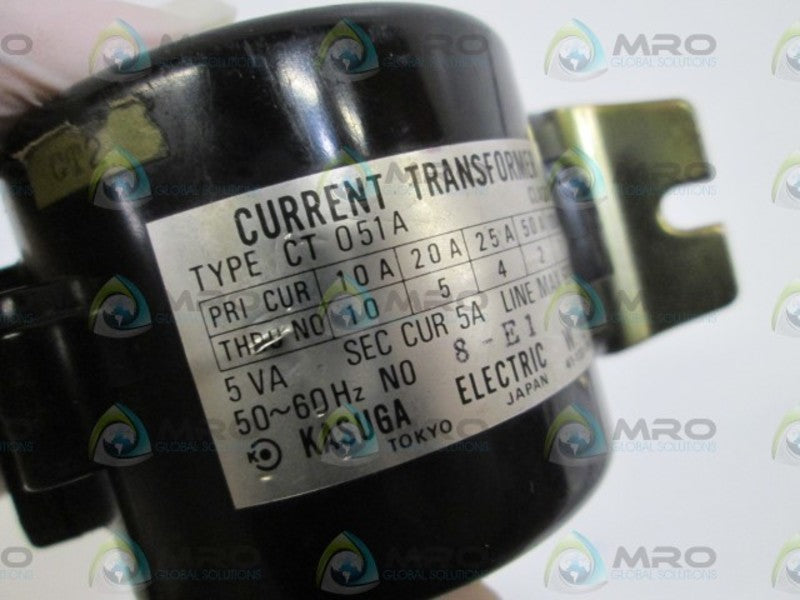 KASUGA ELECTRIC CURRENT TRANSFORMER KLR3ATB UNMP