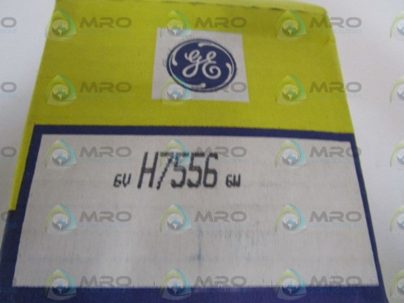 GENERAL ELECTRIC 6W 6V  HALOGEN LIGHT H7556 NSMP