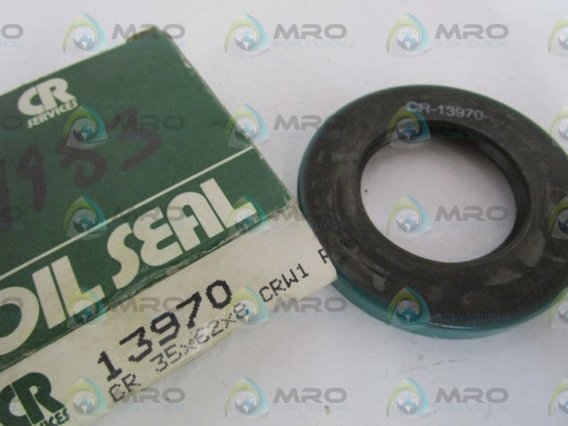 LOT OF 2 CHICAGO RAWHIDE 35X62X8 OIL SEAL 13970 NSMP