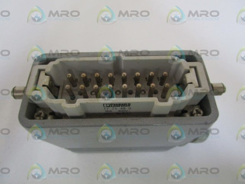 PHOENIX CONTACT HOUSING CONNECTOR 17 71 48 0 UNMP