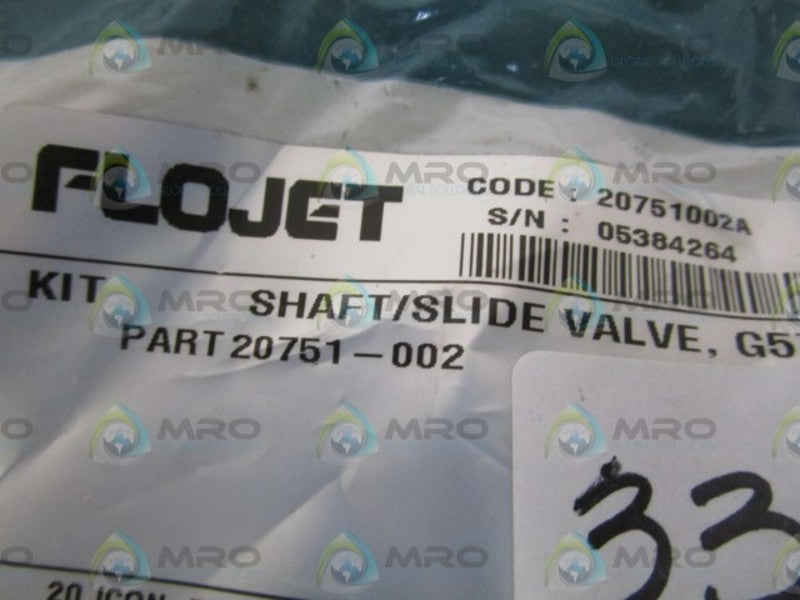 FLOJET SHAFT/SLIDE VALVE 20751-002 NSMP