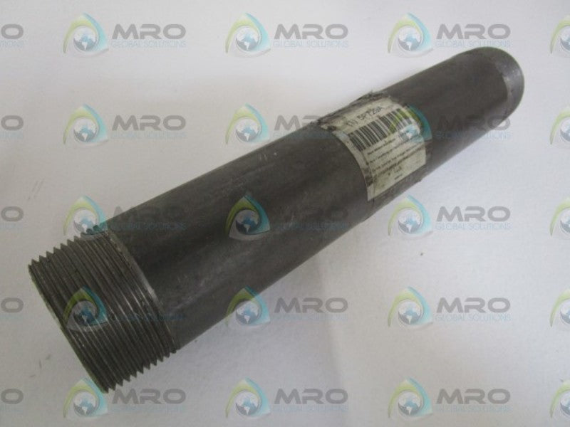 GRAINGER 5P729A BLACK WELDED STEEL NIPPLE 1-1/2"X10" NSNP
