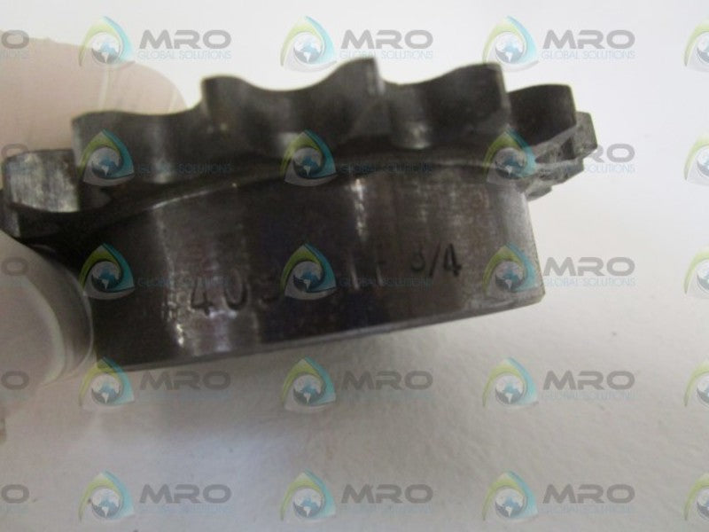TSUBAKI SPROCKET 40B21F 3/4 NSNP