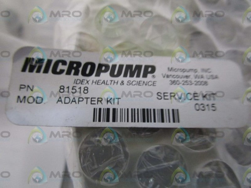 MICROPUMP 81518 SERVICE KIT NSNP