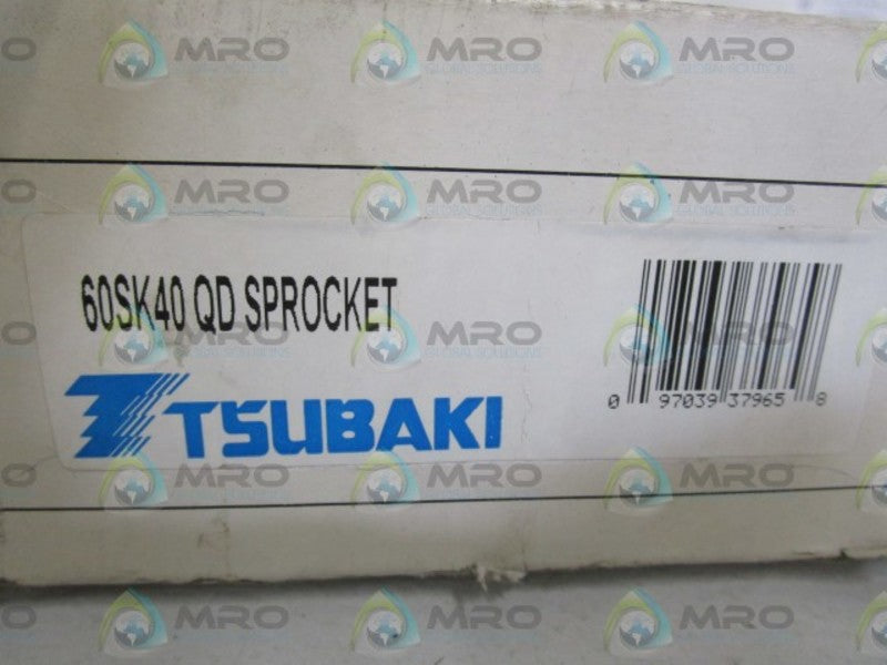 TSUBAKI QD SPROCKET 60SK40 NSFS
