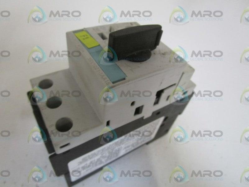 SIEMENS 1,1-1,6A STARTER MOTOR PROCTECTOR 3RV1021-1AA15 UNMP