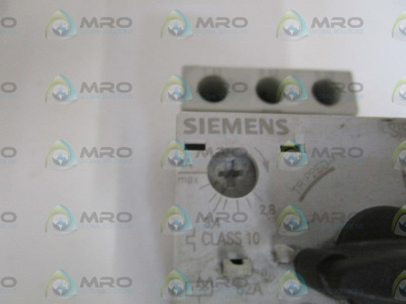 SIEMENS 2,8-4A MOTOR STARTER 3RV1021-1EA15 UNMP